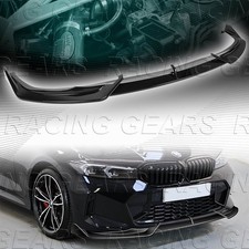 Painted Black Front Bumper Lip Spoiler For 23-26 Bmw 330i M340i G20 Lci M-sport Painted Black Front Bumper Lip Spoiler For 23-26 Bmw 330i M340i G20 Lci M-sport