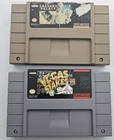 SNES Video Game Cartridge Lot x2 Casino Theme Vegas Stakes & Caesars Palace VTG