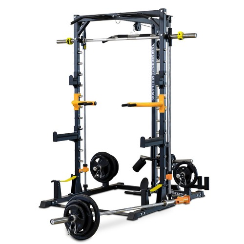 Reeplex RM90 Smith Machine + Squat Rack + Lat Pulldown Bench + 100kg Olympic Wei - Picture 5 of 17