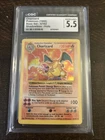 Pokemon TCG Charizard 4/102 Base Set (Shadowless) Holo CGC 5.5