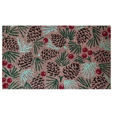 Briarwood Lane Pine Cones Coir Doormat 18 x 30