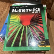 Holt Mcdougal Mathematics Ser.: Mathematics, Grade 8 by HOLT MCDOUGAL (2011,...