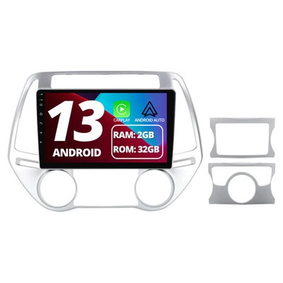 Hyundai i20 2012-2014 Wireless Apple CarPlay und Android Auto Kit 9 Zoll