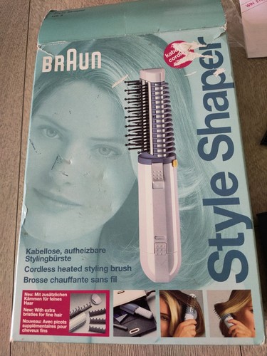 Braun Portable Travel Cordless Gas Tong Brush Type Vintage Rare New - Picture 2 of 7