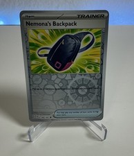 Pokemon Paldean Fates Nemona's Backpack Reverse Holo Trainer Card 083/091 NM