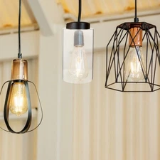 Glass Lampshade Globe Office Transparent Light Cover Replacement