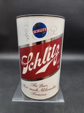 1970's Schlitz Beer Can Bank Milwaukee Wi Steel J.l. Clark Vintage 