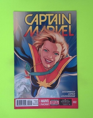 Captain Marvel #2 Vol. 7 2014 Marvel Comics High Grade Comic Book X125-225