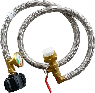 #ad #ad 3 Feet Propane Refill Adapter Hose Propane Refill Adapter for 1 Lb. Tanks with $15.99