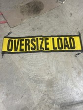 Oversize Load Sign w/ Bungees 3PACK Heavy Duty 14  x60  - Made in USA free ship
