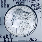 1904 O BU GEM MORGAN SILVER DOLLAR UNC MS+++ U.S. MINT RARE COIN 8621