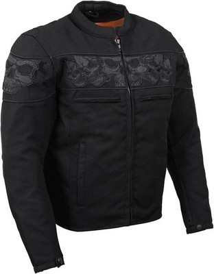 *NEW* Men's Milwaukee Leather Mpm 1730 Black Textile Motorcycle Jacket ~ 5X