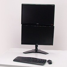Amer AMR2SV - Stand - for 2 LCD Displays - Desktop Stand