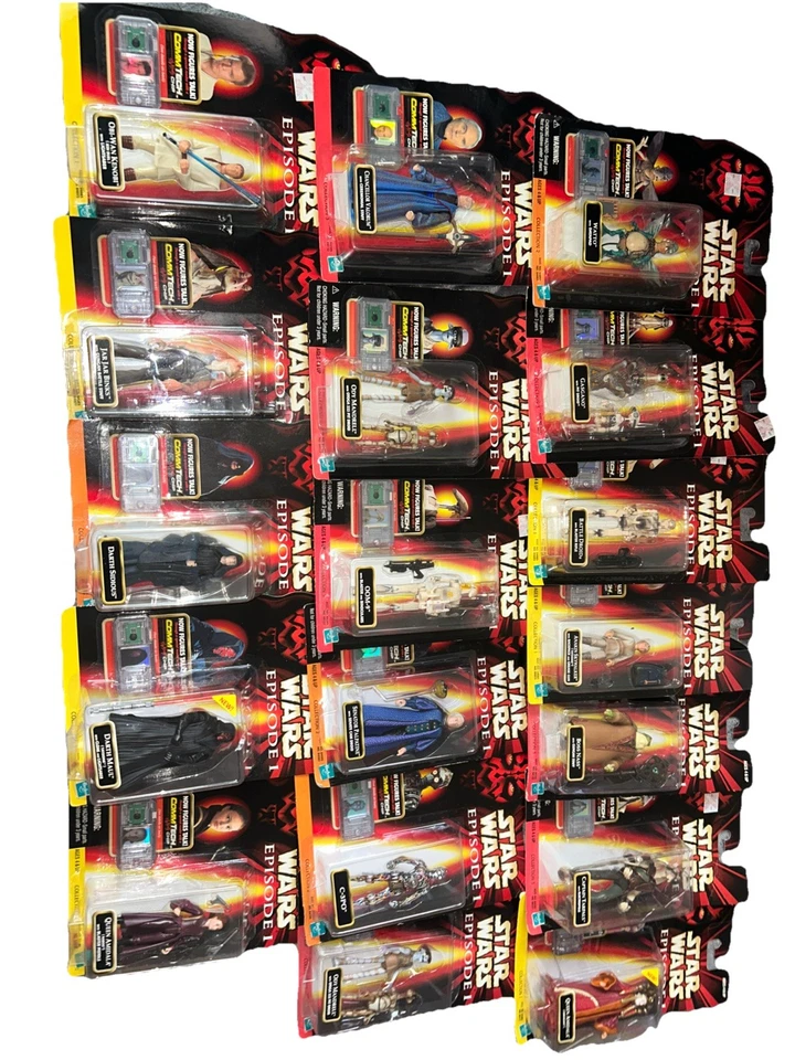 Juego de 18 Star Wars Episodio 1. Con una colección mixta de 1,2,3 en ella bien cuidada Foto 2 de 3