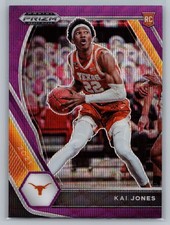 2021 Panini Prizm Draft Picks #14 Kai Jones Purple Wave