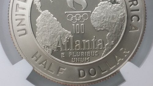 1995S United States Proof Half Dollar – Atlanta Olympics – Baseball NGC PF70DCAM - Picture 11 of 13