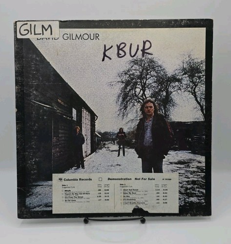 David Gilmour Self Titled LP WLP Columbia Vinyl 1978 Press White Label Promo EX - Bild 1 von 5