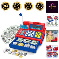 Safe Durable Grocery Store Cash Register Playset - Perfect Gift for Ages 3-8
