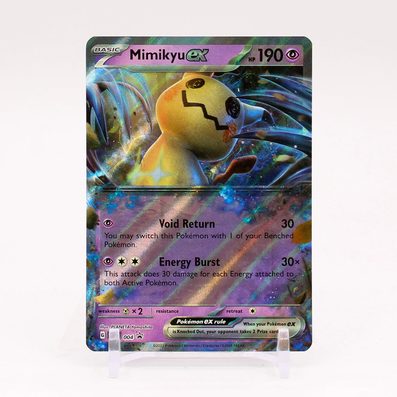 Mimikyu ex - SVP004 Black Star Promo Pokemon - NM/MINT