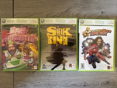 Complete Set Xbox 360 Burger King Games Big Bumpin Pocketbike Sneak King ~ NIB