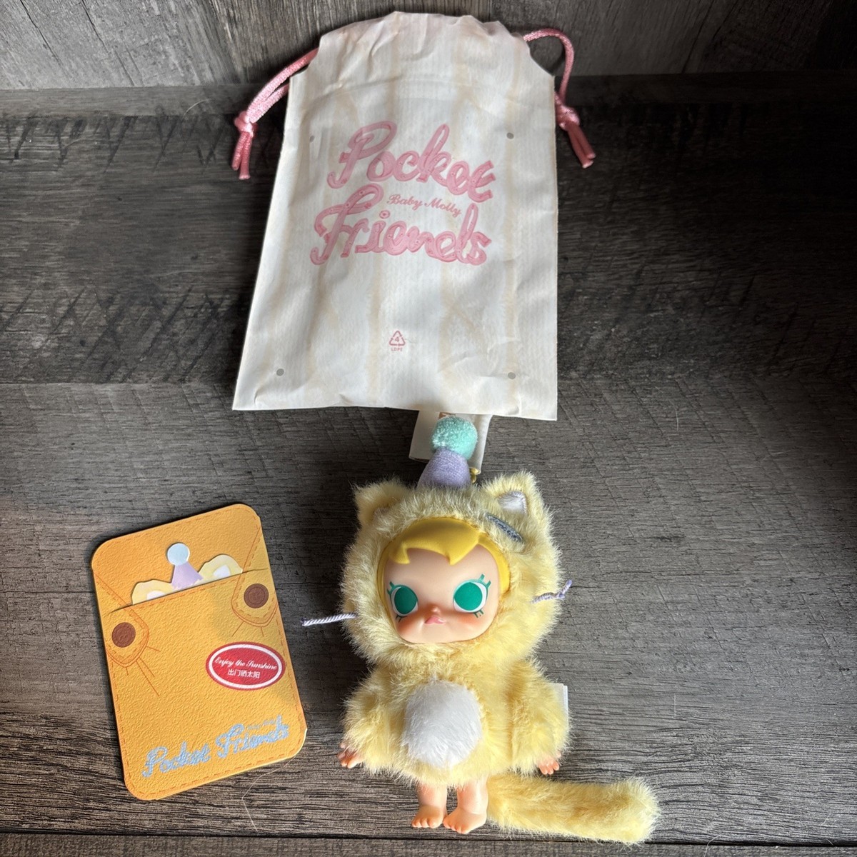 POP MART Baby Molly Pocket Friends NWOB yellow kitty | eBay