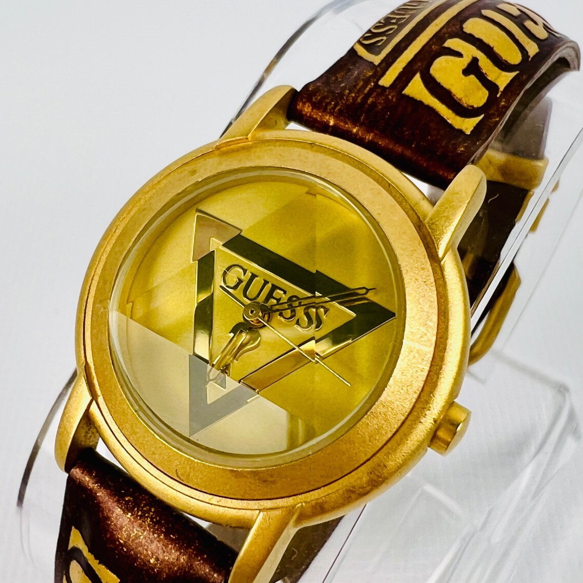 New Guess Vintage Multicolor Leather Watch! Vintage Jewelry 1990s Era GUESS Brand Quartz and 50 similar  main image 3