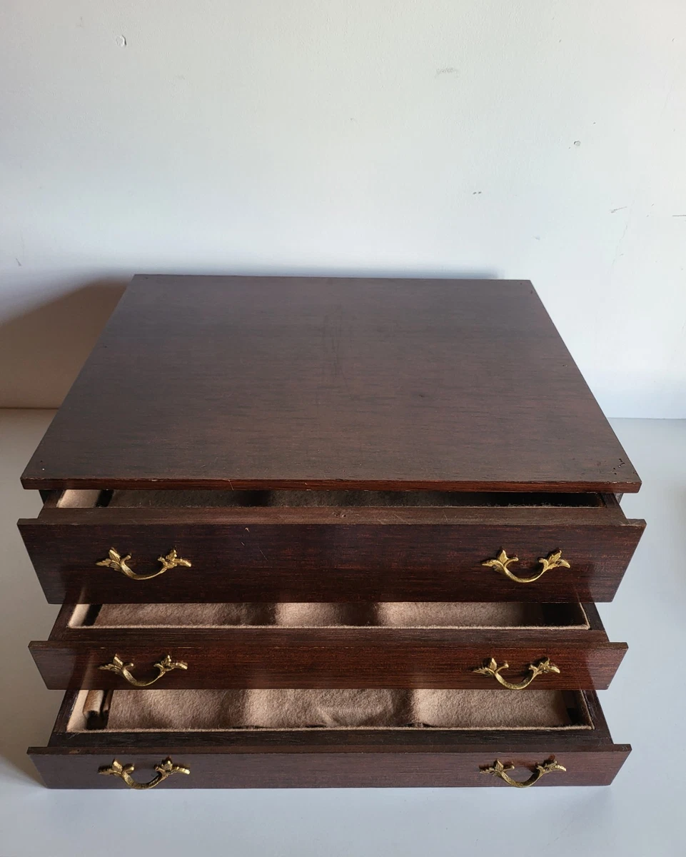 Coffret Ménagère En Bois COLLIN Paris – 54 Couverts – Ancien