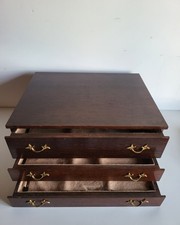 Coffret Argentier vide pour ménagère 100 pièces 3 tiroirs Couvert métal argenté