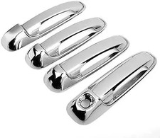 Chrome Abs Door Handle Cover 8pc Fits 2002-2008 Dodge Ram Dh42935 Qaa