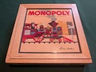Parker Brothers Monopoly Vintage Wooden Edition Board Game 2001