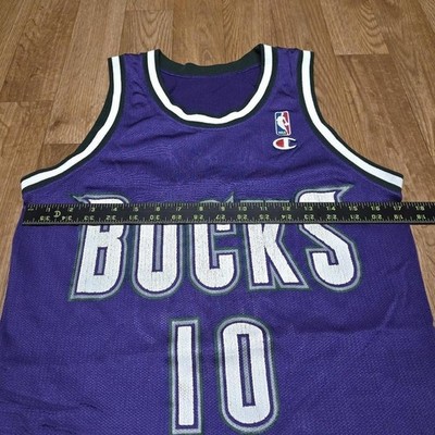 NBA Vintage 90s Champion Milwaukee Bucks Todd Day #10 Basketball