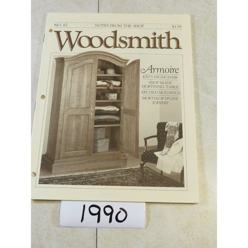 Woodsmith Magazine 1990 Full Year # 67 - 72 Woodworking Projects & Tips Lot of 6 - Picture 4 of 12