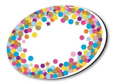 Ashley Confetti Magnetic Whiteboard Dry Erase Eraser ASH09992
