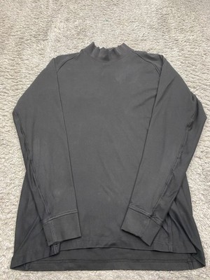 Zero Restriction Sweatshirt Men Large Black T400 Mock Neck Performance Pullover
