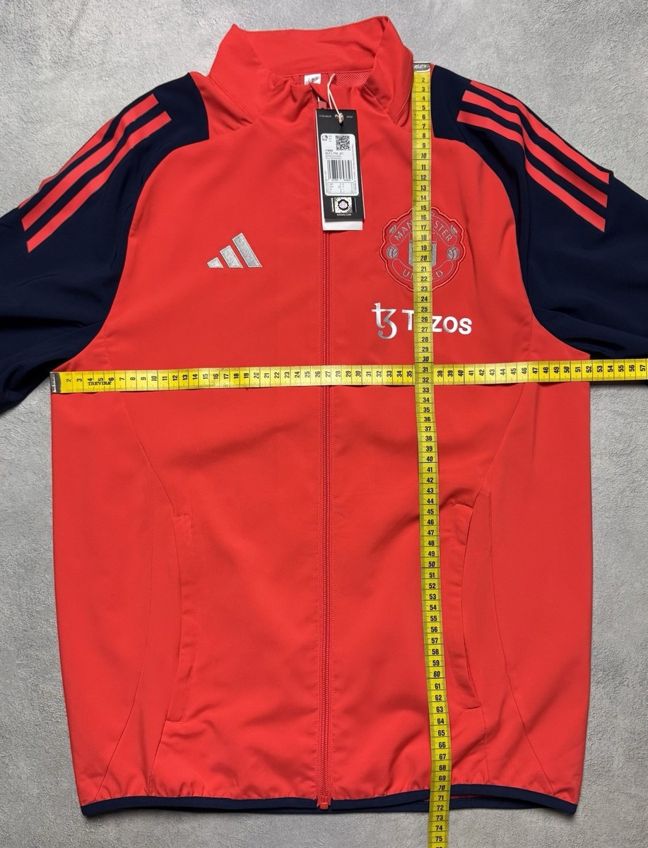 MANCHESTER UNITED 2024 2025 FOOTBALL SOCCER TRACK JACKET TOP