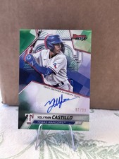 2025 Bowman's Best  Yolfran Castillo Green Refractor Auto /99 - Rangers
