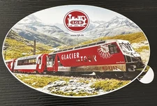 Original LGB Glacier On Tour Swiss Alps Souvenir Sticker Locomotive Collectible
