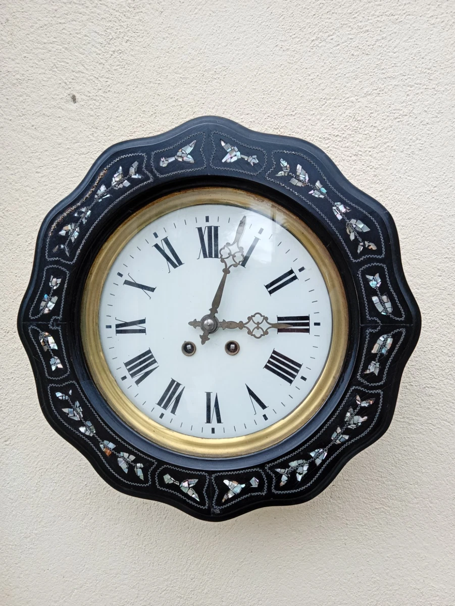 Cadran D'horloge Plat Métal 240 Mm - Reproduction Pour Horloge Comtoise