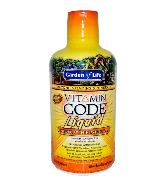 Líquido de cobre Garden of Life vitaminas y minerales