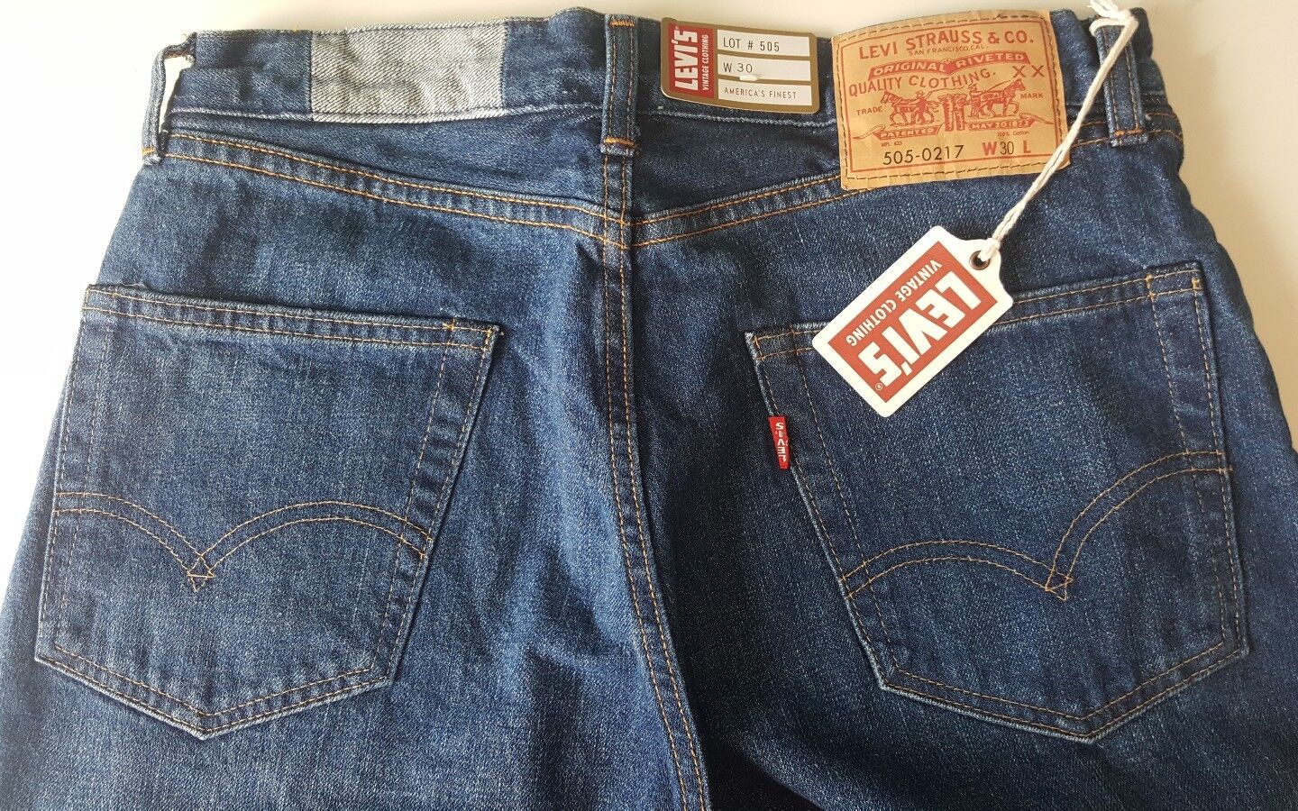 Levis Vintage Clothing 505-0217 Jeans New | eBay