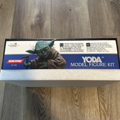 スクリーミンScreamin' Yoda ヨーダModel Figure Kit 1992 Star Wars Yoda Vinyl Figure Model Kit Open Complete Screamin