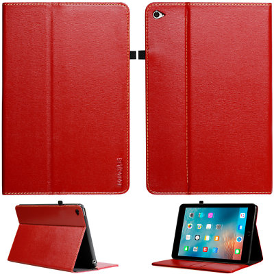 Premium Leather Cover Apple iPad Mini 5 2020 Tablet Protective Case Pouch Brown