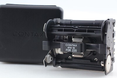 フィルムカメラ CONTAX MFB-1B 220 Film Insert Holder 645 MINT in Case】 Contax MFB-1B 220 Film Insert for 645 Film