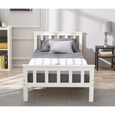 Panana Pine Wooden 3ft Single Bed Frame Fits 190 x 90 cm Mattress