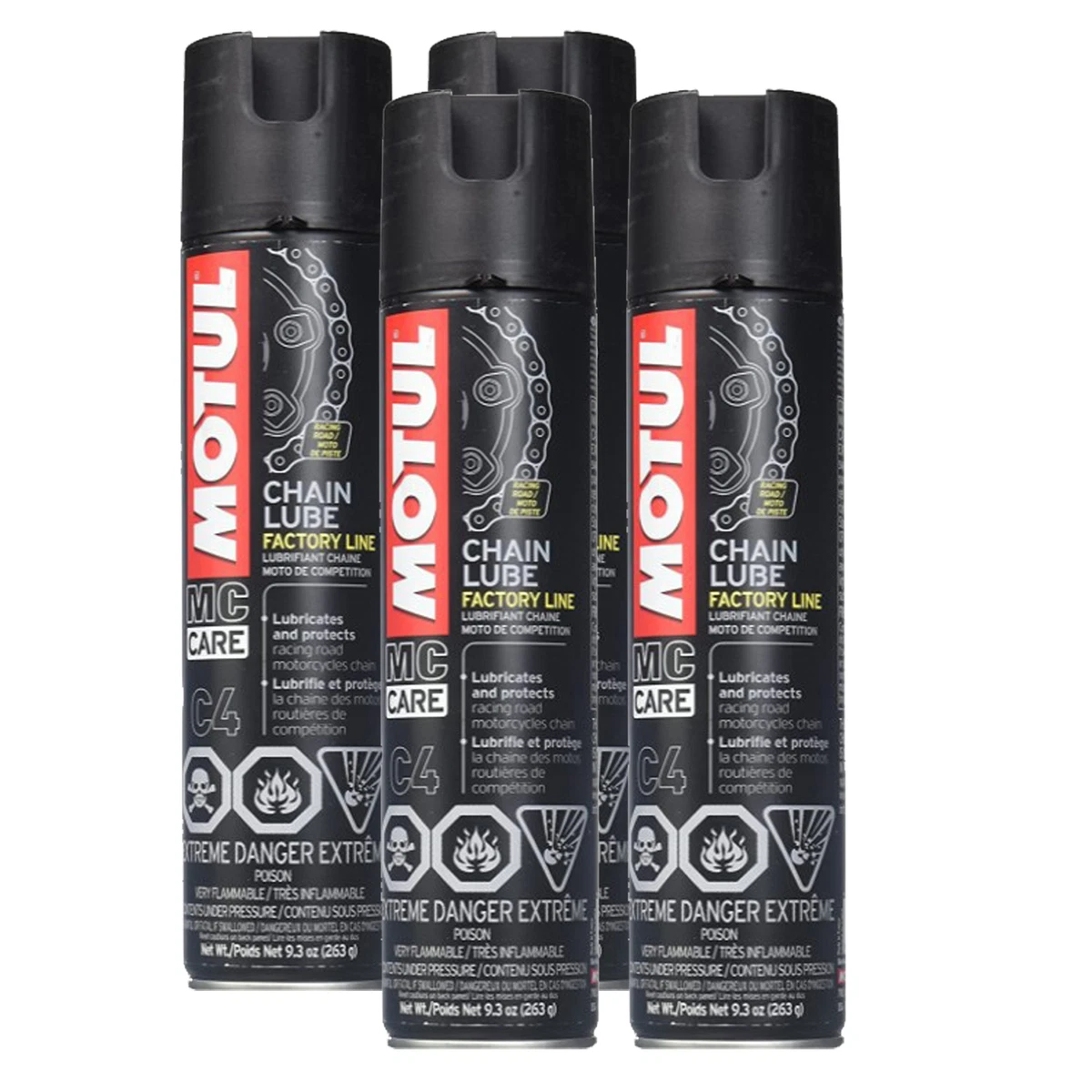 Motul C3 Chain Lube Off Road 100ml Black Motardinn, 42 OFF