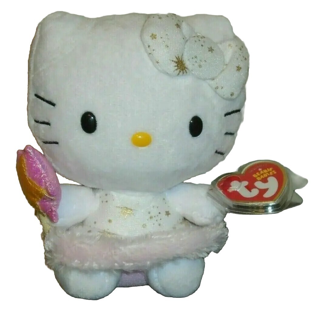 Ty Beanie Babies Plush by Sanrio 40960 Hello Kitty Angel for sale