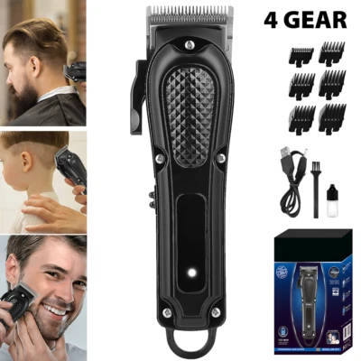 Professional Hair Clippers Cordless Trimmer Beard Cutting Machine Barber Kemei