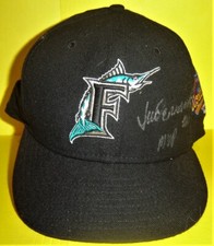 FLORIDA MARLINS LIVAN HERNANDEZ AUTOGRAPHED WORLD SERIES CAP