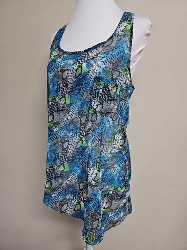 MILEY CYRUS MAXAZRIA Women's Blouse Top Sleeveless Round Neck Multicolor.Size L - Picture 5 of 13