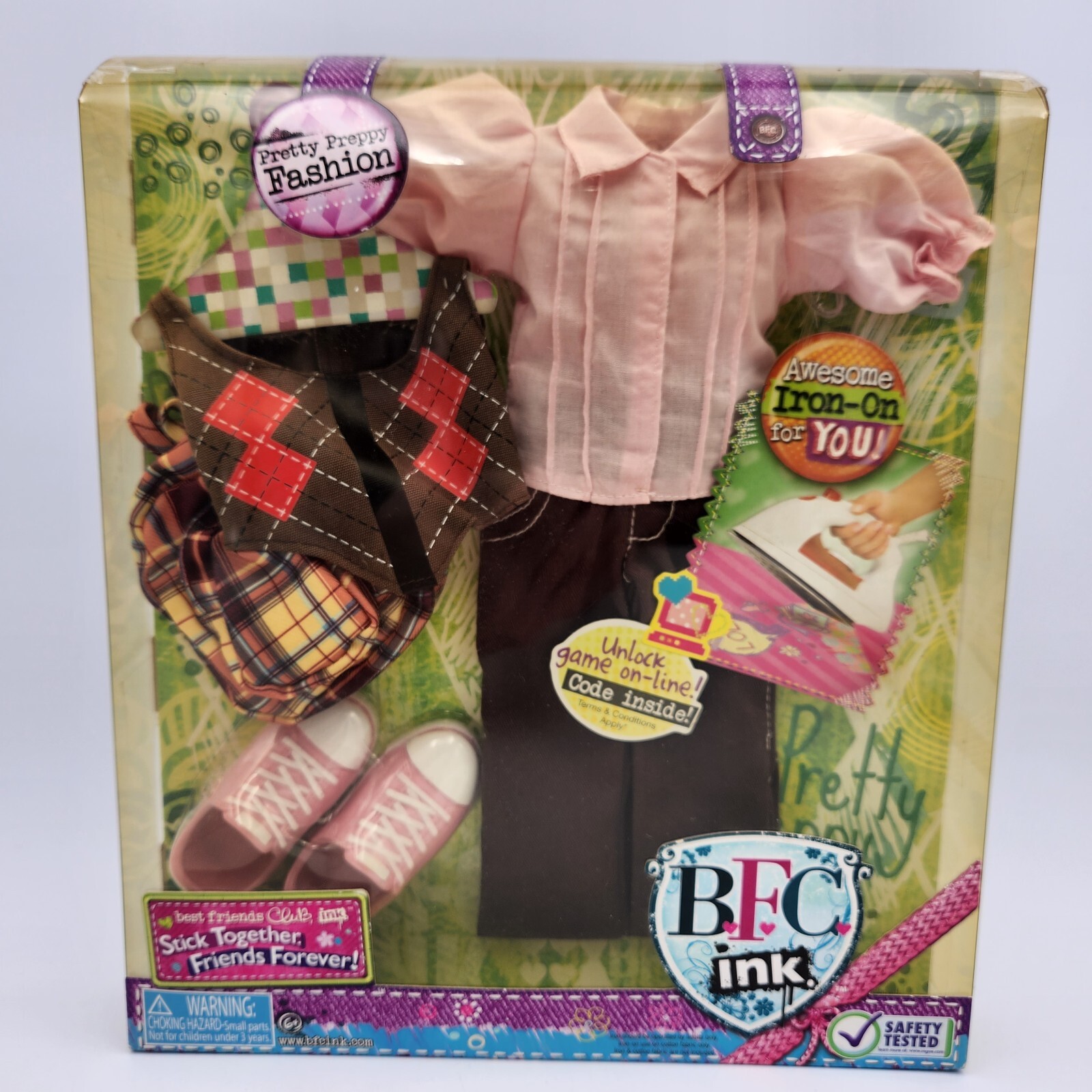 BFC Ink Pretty Preppy Fashion Best Friends Club Doll Clothes New Sealed